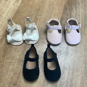 Lot of 3 pairs of Baby Girl shoes